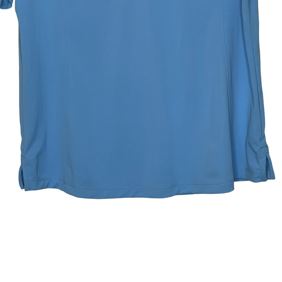 Cutter & Buck Polo Shirt Size Large Blue Grand‎ Sport Logo DryTec Womens SS - Picture 4 of 6